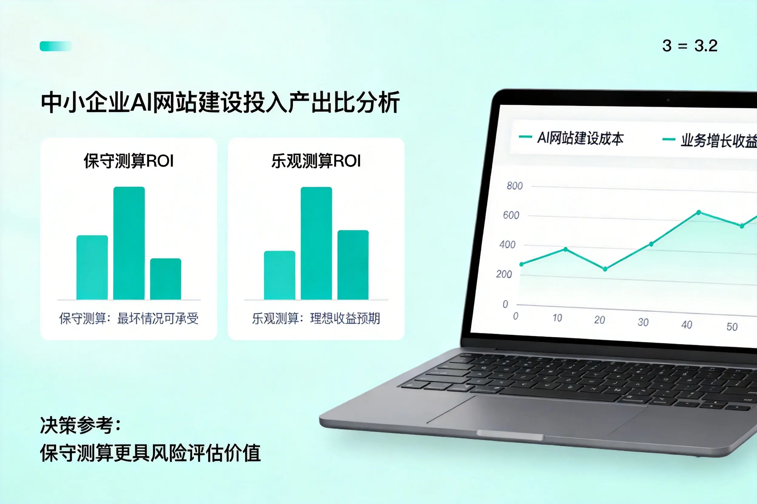 锦州中小企业AI网站建设投入产出比怎么算？先看这份分析